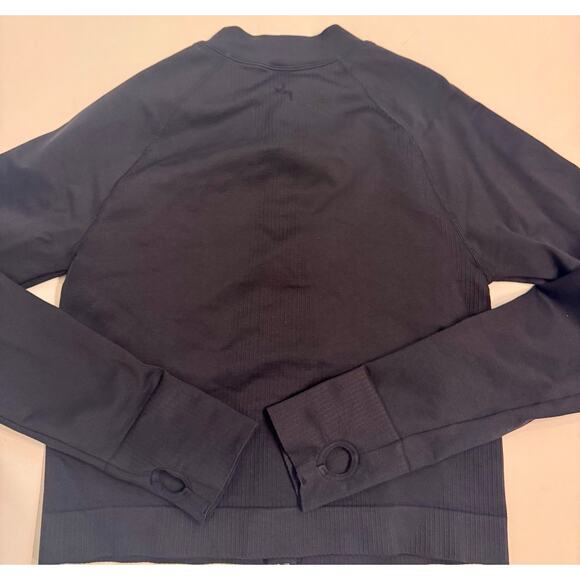Joy Lab Women's Active Crop Black Full Zip Stretch Jacket Size M - Picture 4 of 4